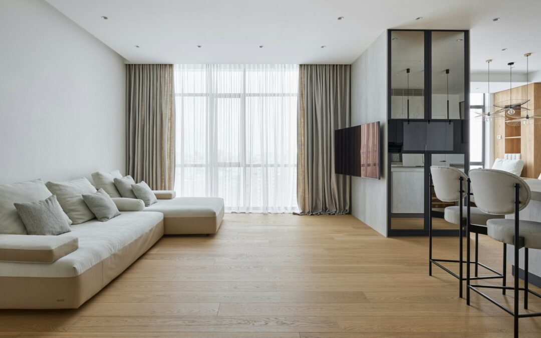 home with wooden flooring